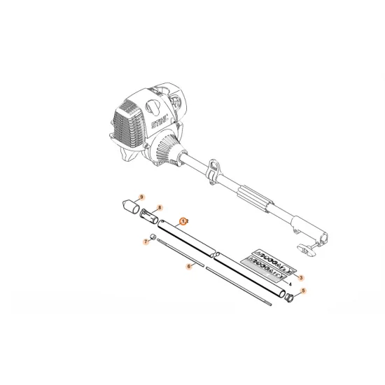 STIHL  Wysięgnik Ø 25,4 mm 4243 710 7120